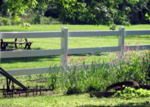 Vinyl Rail Fence