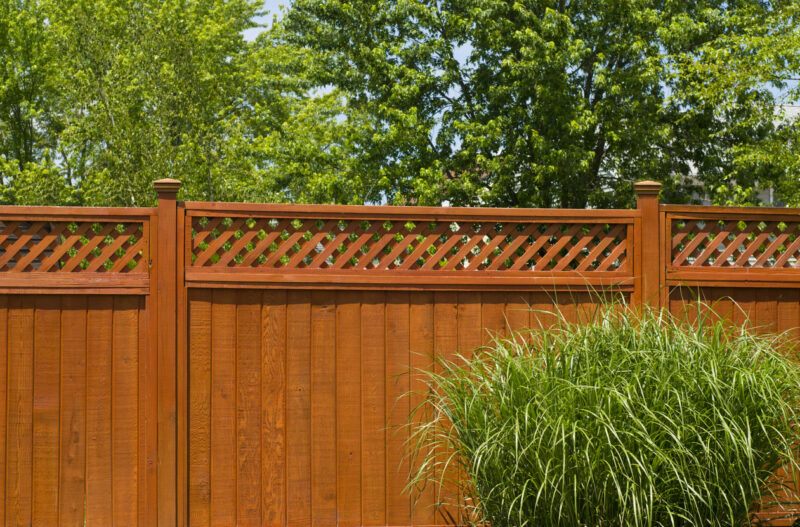 Different types of wood fences