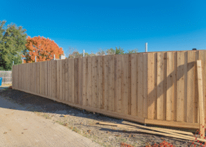 wood fencing